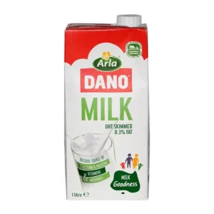 Dano Milk UHT Skimmed 0.3% Fat 1L