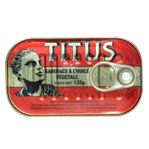 Titus Sardines in Vegetable Oil 125g
