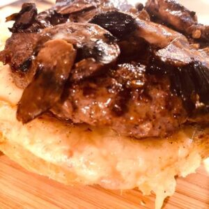 Mushroom Swiss Burger