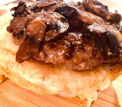 Mushroom Swiss Burger